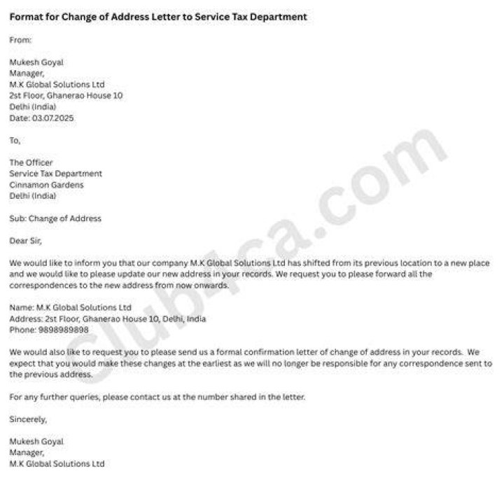Will a change of address affect my tax return?