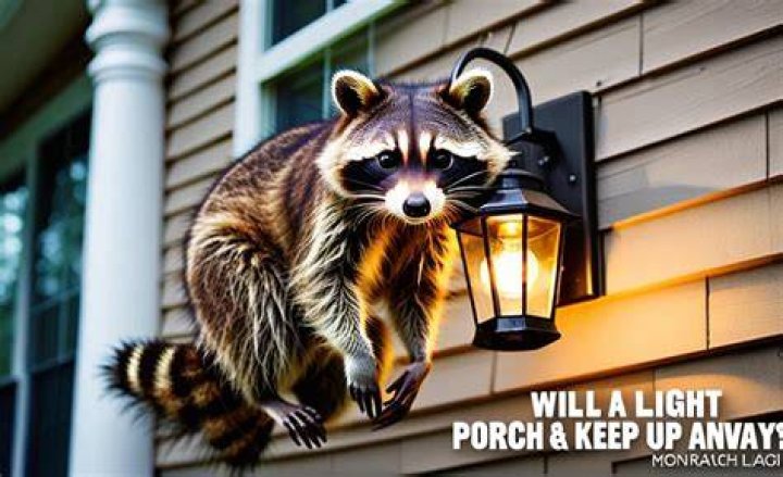 Will a porch light keep raccoons away?