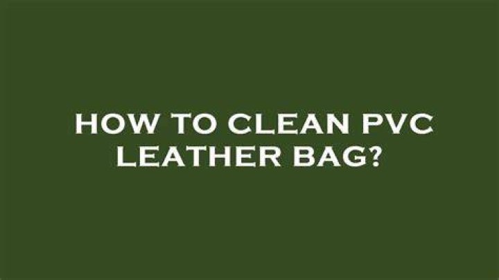 Will alcohol clean PVC?