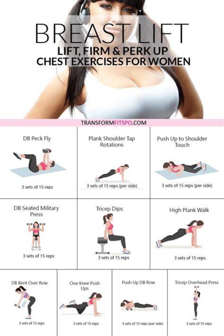 Will chest exercises lift breasts?
