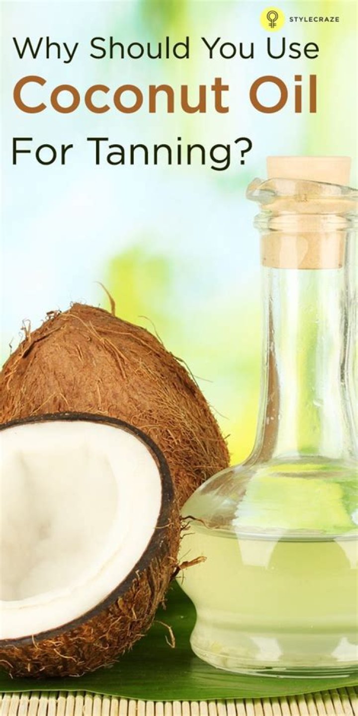 Will coconut oil help remove fake tan?