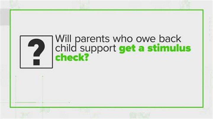 Will fathers who owe child support get a stimulus check?