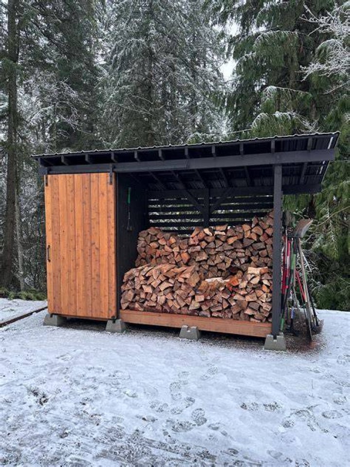Will firewood dry in a shed?