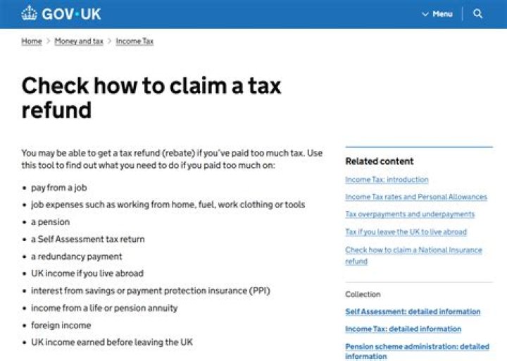 Will HMRC pay back overpaid tax?