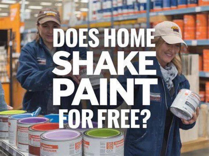 Will Home Depot shake my old paint?