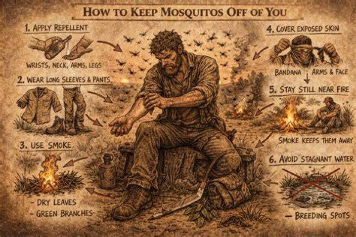 Will mud keep mosquitoes off you?