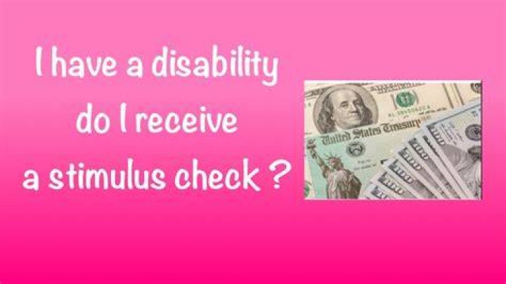 Will my disabled son receive a stimulus check?