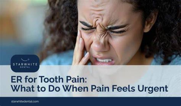 Will the ER do anything for tooth pain?