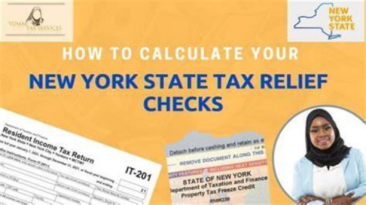 Will there be a NYS property tax relief check 2020?