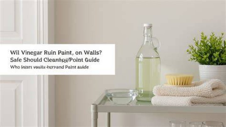 Will vinegar ruin paint on walls?